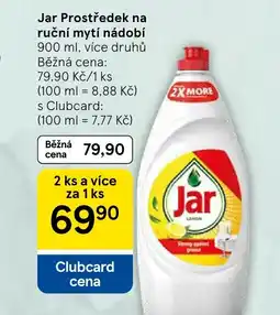 Tesco Jar Prostředek na ruční mytí nádobí nabídka