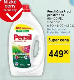 Tesco Persil Giga Prací prostředek nabídka