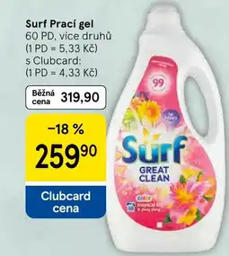 Tesco Surf Prací gel nabídka