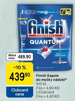 Tesco Finish Kapsle do myčky nádobí nabídka