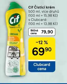 Tesco Cif Čisticí krém nabídka