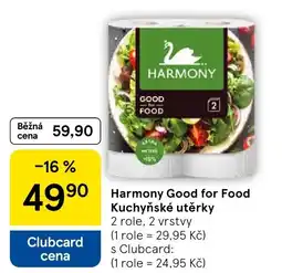 Tesco HARMONY Good for Food Kuchyňské utěrky nabídka