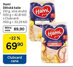 Tesco Hami Dětská kaše nabídka