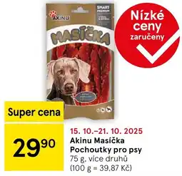 Tesco Akinu Masíčka Pochoutky pro psy nabídka