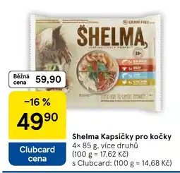 Tesco Shelma Kapsičky pro kočky nabídka