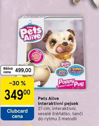 Tesco Pets Alive Interaktivní pejsek nabídka