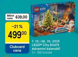Tesco LEGO® City 60475 Adventní kalendář nabídka