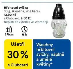 Tesco Hřbitovní svíčka nabídka