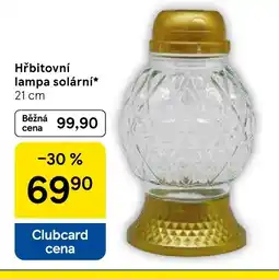 Tesco Hřbitovní lampa solární nabídka