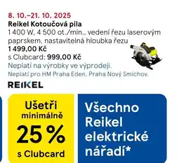 Tesco Reikel Kotoučová pila nabídka