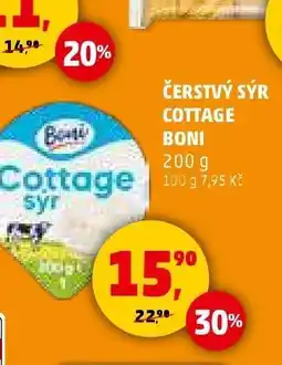 Penny Market ČERSTVÝ SÝR COTTAGE BONI nabídka