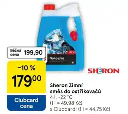 Tesco SHERON Zimní směs do ostřikovačů nabídka