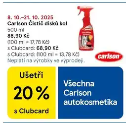 Tesco Carlson Čistič disků kol nabídka