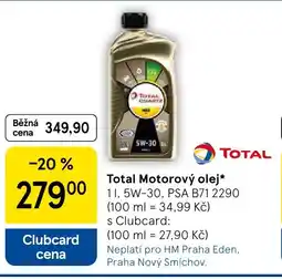 Tesco TOTAL Motorový olej nabídka