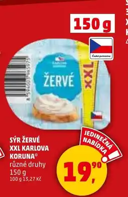 Penny Market Sýr žervé XXL Karlova koruna nabídka