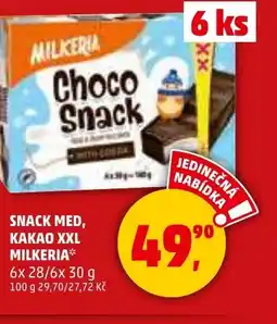 Penny Market Snack med, kakao XXL Milkeria nabídka