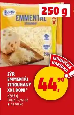 Penny Market Sýr emmentál strouhaný XXL Boni nabídka