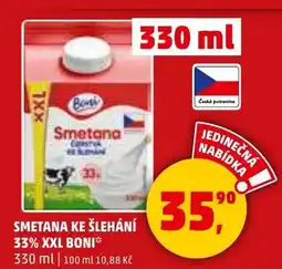 Penny Market Smetana ke šlehání 33% XXL Boni nabídka