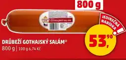 Penny Market Drůbeží gothajský salám nabídka