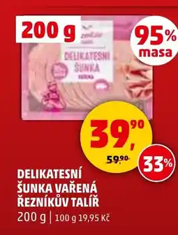Penny Market Delikatesní šunka vařená řezníkův talíř nabídka
