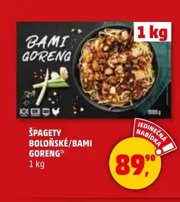 Penny Market Špagety boloňské/ Bami goreng nabídka