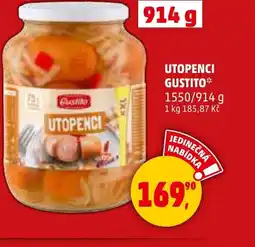 Penny Market Utopenci Gustito nabídka