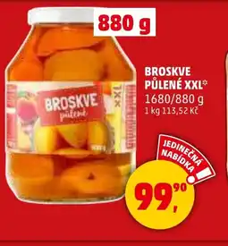 Penny Market Broskve půlené XXL nabídka