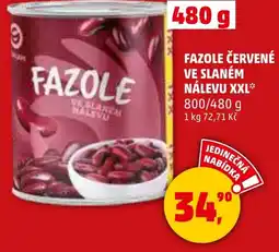 Penny Market Fazole červené ve slaném nálevu XXL nabídka