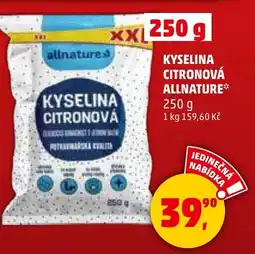 Penny Market Kyselina citronová Allnature nabídka