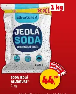 Penny Market Soda jedlá Allnature nabídka