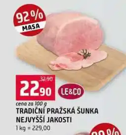 Terno TRADIČNÍ PRAŽSKÁ ŠUNKA NEJVYŠŠÍ JAKOSTI 100 g nabídka