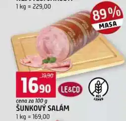 Terno Le & Co Šunkový salám 100 g nabídka
