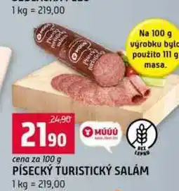 Terno Písecký turistický salám 100 g nabídka