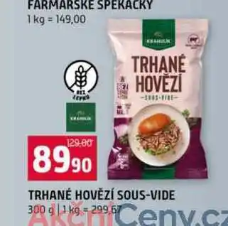Terno Trhané hovězí sous-vide 300 g nabídka