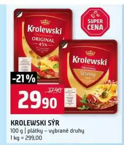 Terno Krolewski sýr 100 g nabídka