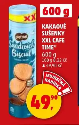Penny Market Kakaové sušenky xxl cafe time nabídka