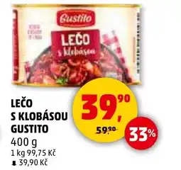 Penny Market Lečo s klobásou gustito nabídka