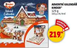 Penny Market Adventní kalendář kinder nabídka
