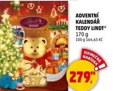 Penny Market Adventní kalendář teddy lindt nabídka