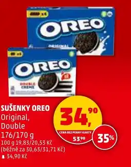 Penny Market Sušenky oreo original, double nabídka