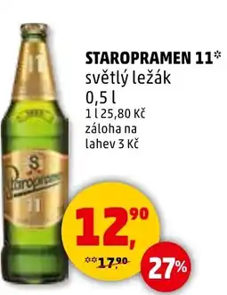 Penny Market STAROPRAMEN 11 světlý ležák nabídka