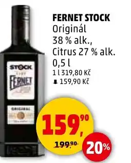 Penny Market Fernet stock originál nabídka