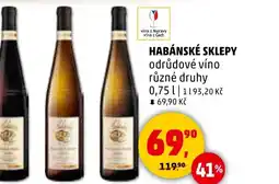 Penny Market Habánské sklepy odrůdové víno nabídka