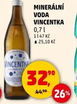 Penny Market Minerální voda vincentka nabídka