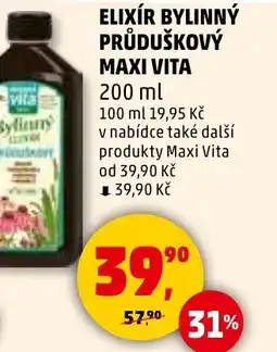 Penny Market Elixír bylinný průduškový maxi vita nabídka