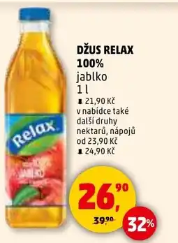 Penny Market Džus relax 100% jablko nabídka
