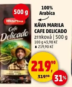 Penny Market Káva marila cafe delicado zrnková nabídka