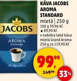 Penny Market Káva jacobs aroma standard nabídka