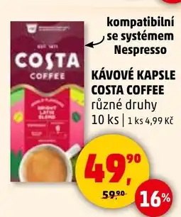 Penny Market Kávové kapsle costa coffee nabídka