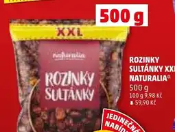Penny Market Rozinky sultánky xxl naturalia nabídka